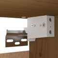 Miniatyrbild 5 av 11: vidaXL Väggskåp honungsbrun 30x30x100 cm massiv furu