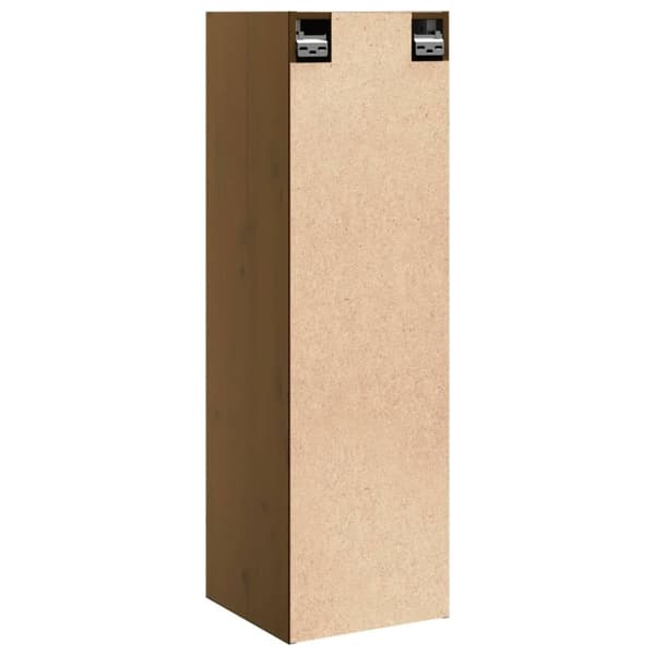 vidaXL Väggskåp honungsbrun 30x30x100 cm massiv furu