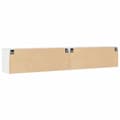 Miniatyrbilde 8 av 11: vidaXL Veggskap 2 stk hvit 100x30x35 cm heltre furu