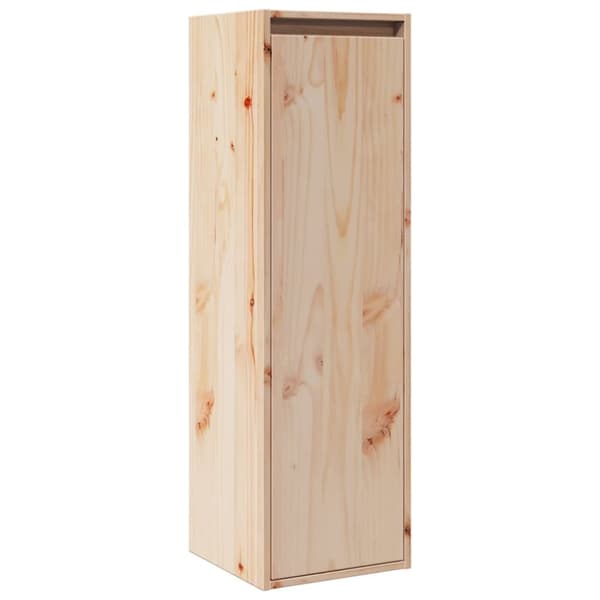 vidaXL vægskabe 2 stk. 30x30x100 cm massivt fyrretræ