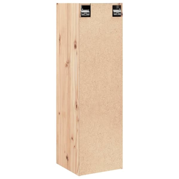 vidaXL vægskabe 2 stk. 30x30x100 cm massivt fyrretræ