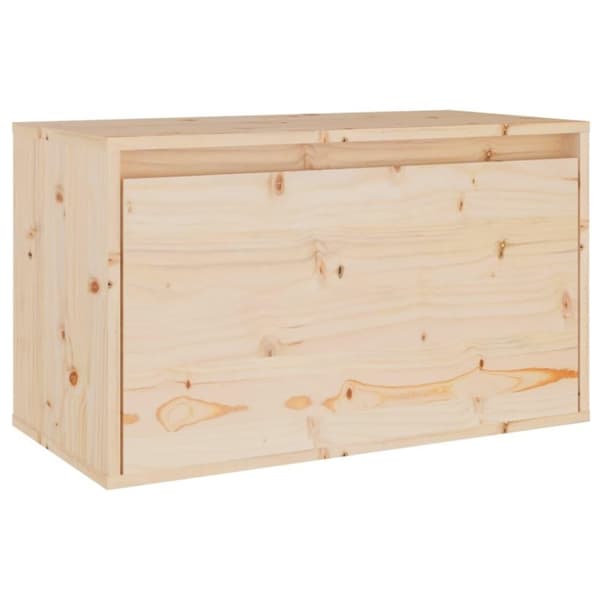 vidaXL vægskab 60x30x35 cm massivt fyrretræ