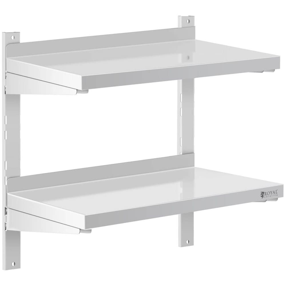 Royal Catering Vägghylla - 2 hyllor - 30 x 60 cm
