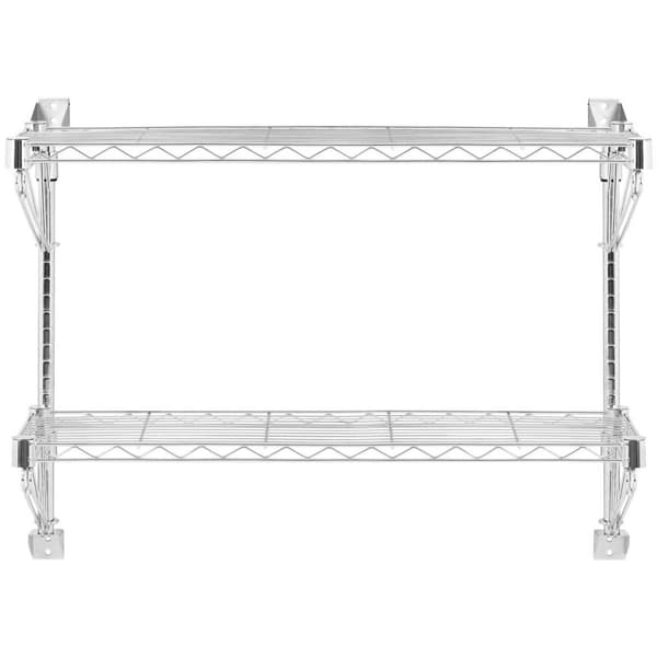 Royal Catering Väggmonterad gallerhylla - 2 hyllor - 90 cm - Royal Catering