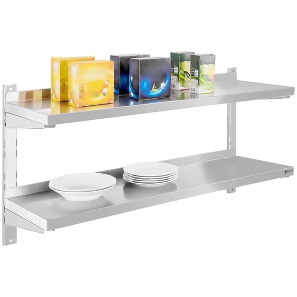Royal Catering Vägghylla - 2 hyllor - 120 cm