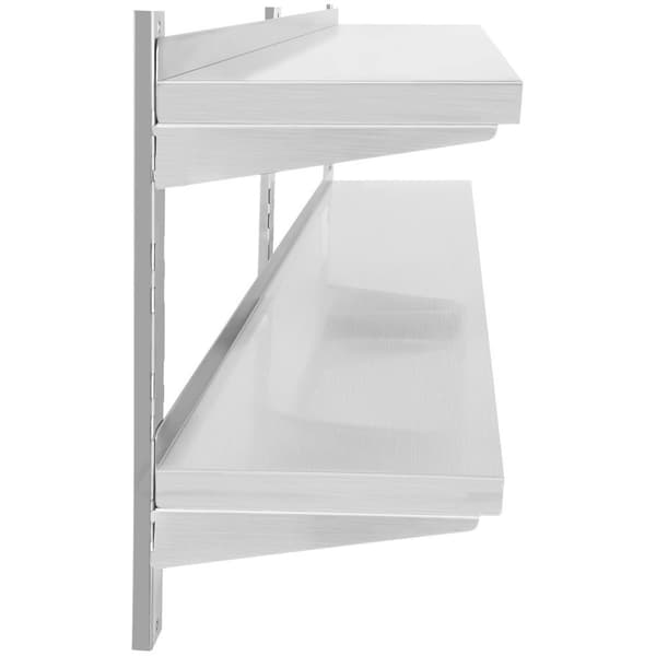 Royal Catering Vägghylla - 2 hyllor - 180 cm