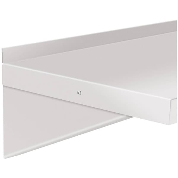 Royal Catering Vägghylla - rostfritt stål - 180 x 40 cm - upp till 80 kg - Royal Catering