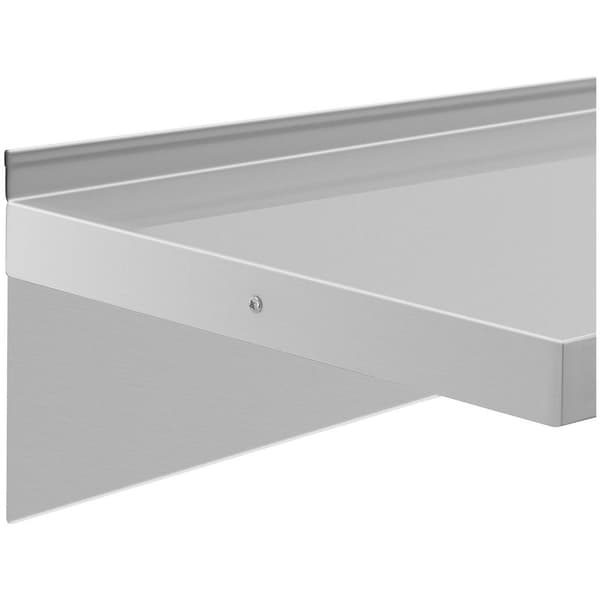 Royal Catering Vägghylla - rostfritt stål - 100 x 40 cm - upp till 80 kg - Royal Catering