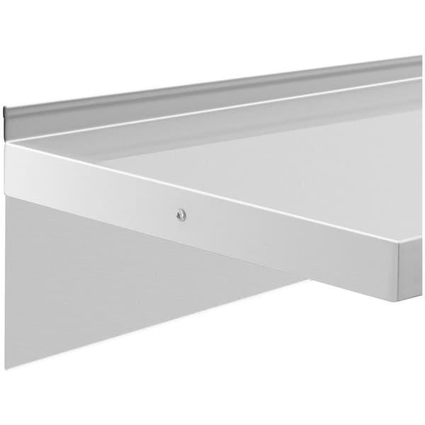 Royal Catering Vägghylla - rostfritt stål - 120 x 40 cm - upp till 80 kg - Royal Catering