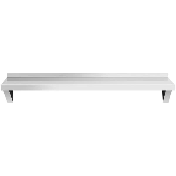 Royal Catering Vägghylla - rostfritt stål - 120 x 40 cm - upp till 80 kg - Royal Catering