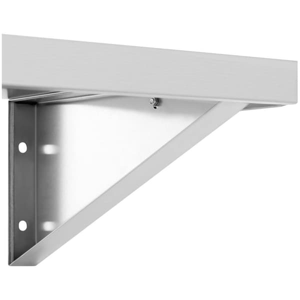 Royal Catering Vägghylla - rostfritt stål - 120 x 40 cm - upp till 80 kg - Royal Catering