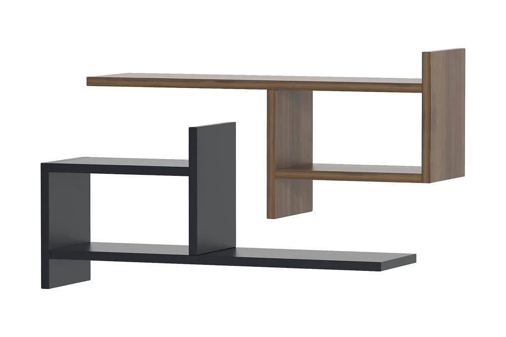 AGATEA Vägghylla 79x25 cm Antracit