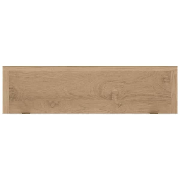 vidaXL Vägghyllor 2 st 90x15x4 cm massivt teakträ