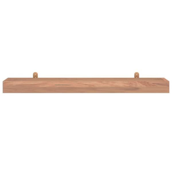 vidaXL Vegghyller 2 stk 110x15x4 cm heltre teak