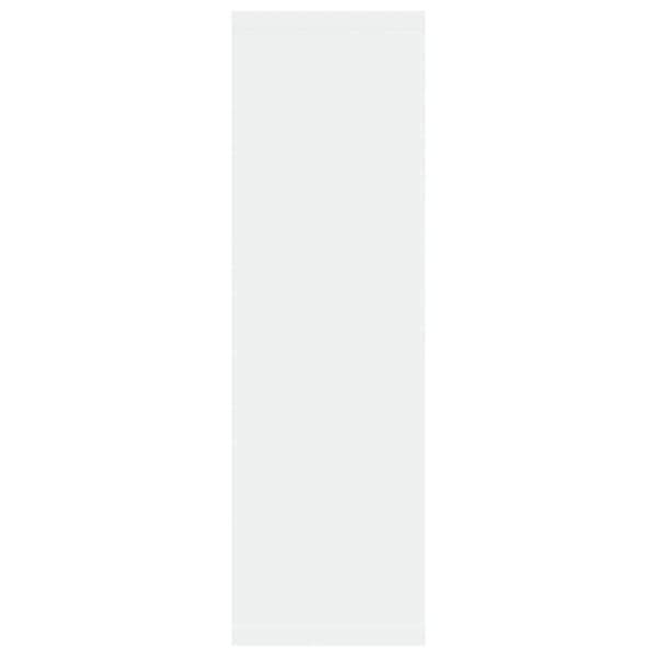 vidaXL Vegghylle hvit 85x16x52,5 cm konstruert tre