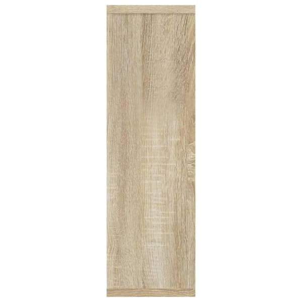 vidaXL Vegghylle sonoma eik 85x16x52,5 cm konstruert tre
