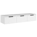 Miniatyrbilde 2 av 11: vidaXL Veggskap hvit 102x30x20 cm konstruert tre