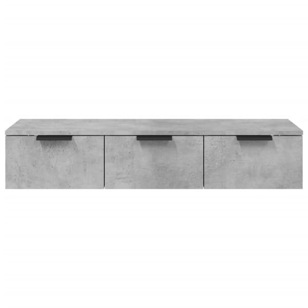 vidaXL Veggskap betonggrå 102x30x20 cm konstruert tre