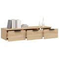 Miniatyrbilde 5 av 11: vidaXL Veggskap sonoma eik 102x30x20 cm konstruert tre