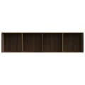 Miniatyrbilde 6 av 8: vidaXL Bokhylle/TV-benk brun eik 143x30x36 cm konstruert tre
