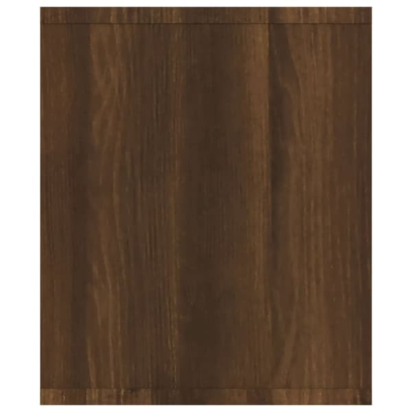 vidaXL Bokhylle/TV-benk brun eik 143x30x36 cm konstruert tre