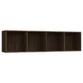 Miniatyrbilde 2 av 8: vidaXL Bokhylle/TV-benk brun eik 143x30x36 cm konstruert tre