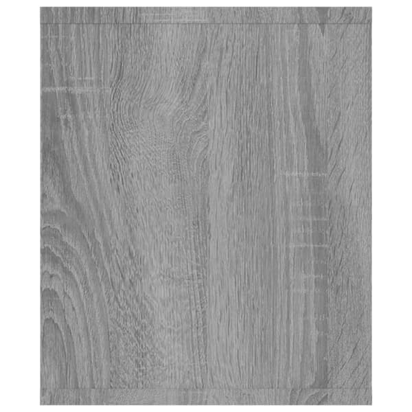 vidaXL Bokhylla/tv-bänk grå sonoma 143x30x36cm konstruerat trä
