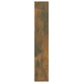 Miniatyrbilde 5 av 9: vidaXL Vegghylle røkt eik 36x16x90 cm konstruert tre