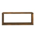 Miniatyrbilde 5 av 9: vidaXL Vegghyller kube 6 stk røkt eik 60x15x23 cm konstruert tre