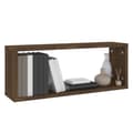 Miniatyrbild 8 av 9: vidaXL Vägghyllor 6 st brun ek 60x15x23 cm konstruerat trä