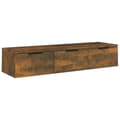Miniatyrbilde 1 av 11: vidaXL Veggskap røkt eik 102x30x20 cm konstruert tre