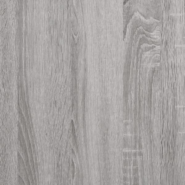 vidaXL Veggskap grå sonoma 102x30x20 cm konstruert tre