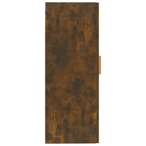 vidaXL Väggskåp rökfärgad ek 35x34x90 cm konstruerat trä