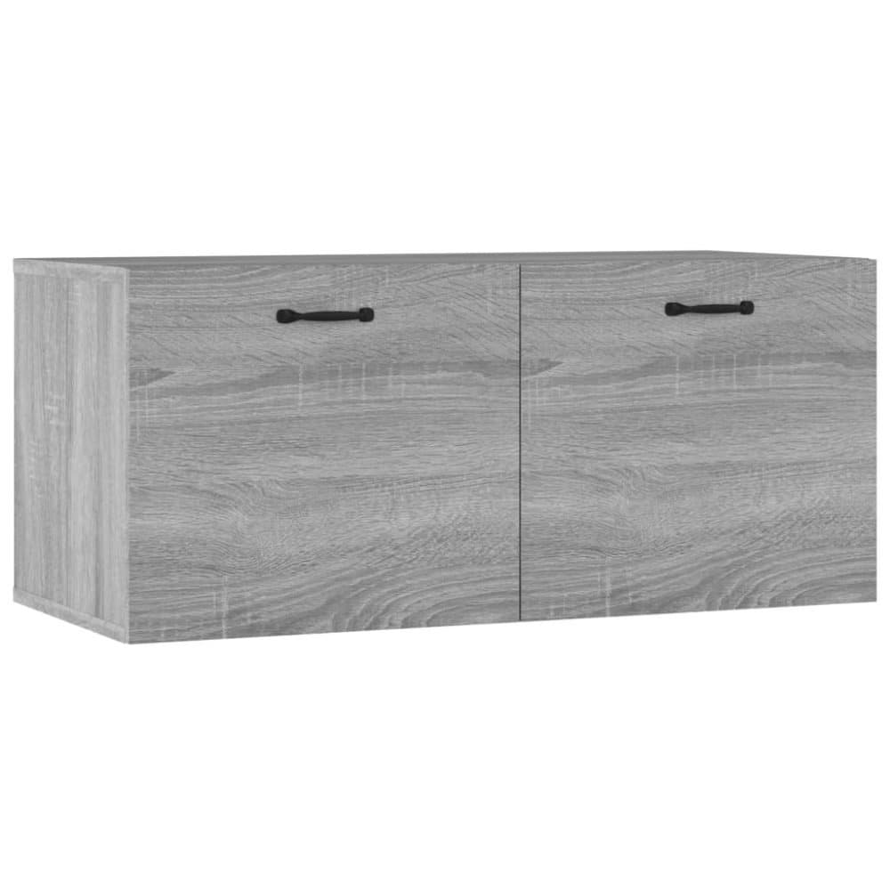 vidaXL TV-bänk grå sonoma 80x35x36,5 cm konstruerat trä