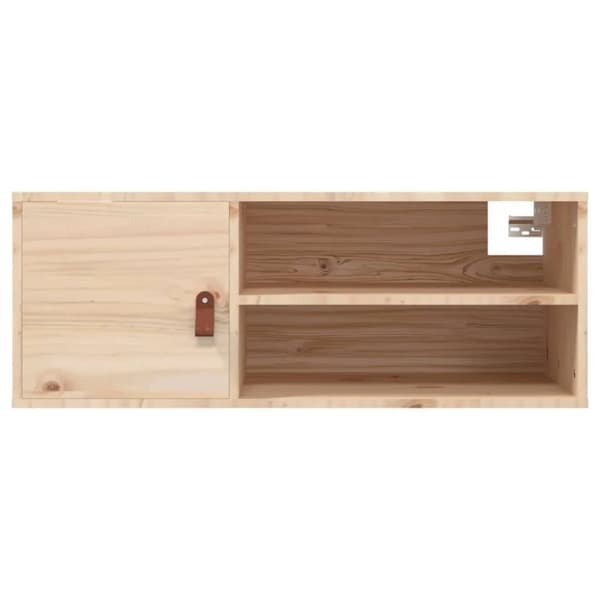 vidaXL Väggskåp 2 st 80x30x30 cm massiv furu