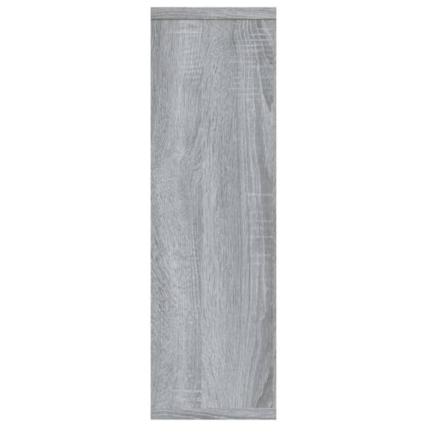 vidaXL Vegghylle grå sonoma 85x16x52,5 cm konstruert tre