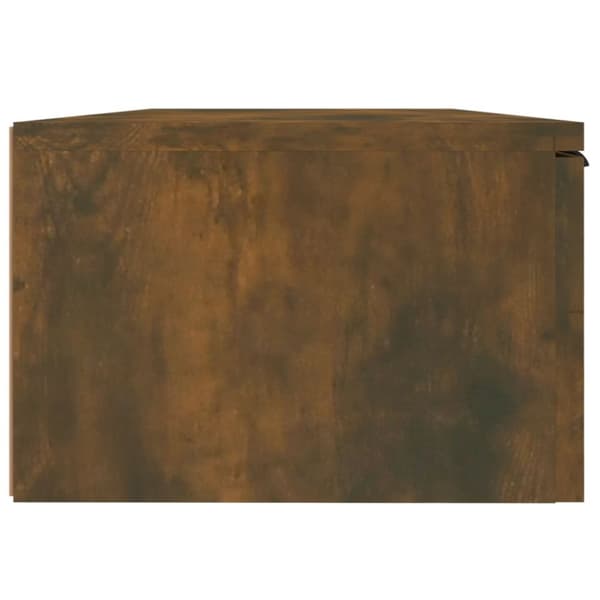 vidaXL Veggskap 2 stk røkt eik 68x30x20 cm konstruert tre