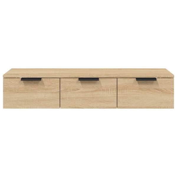 vidaXL vægskab 102x30x20 cm konstrueret træ sonoma-eg