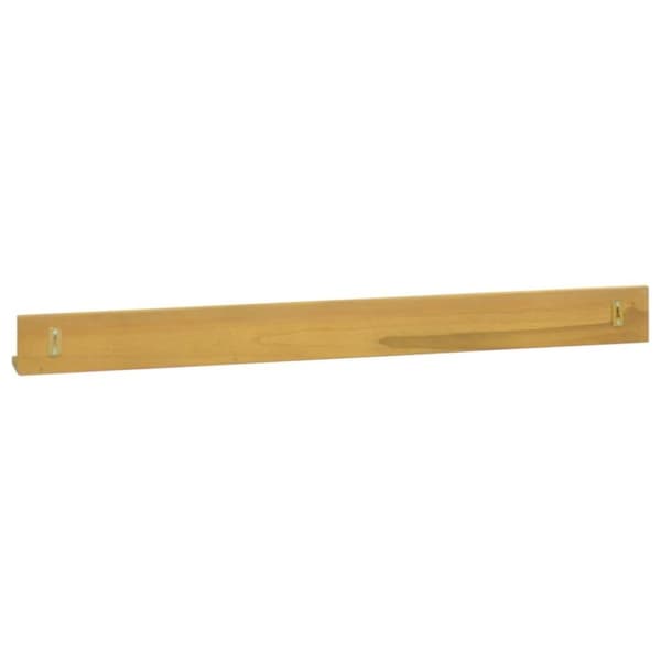 vidaXL væghylder 2 stk. 110x10x10 cm massivt teaktræ