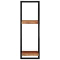 Pikkukuva 3 / 11: vidaXL Seinähyllyt 2 kpl 25x25x75 cm täysi akasiapuu ja teräs