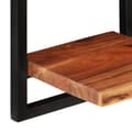 Pikkukuva 10 / 11: vidaXL Seinähyllyt 2 kpl 25x25x75 cm täysi akasiapuu ja teräs