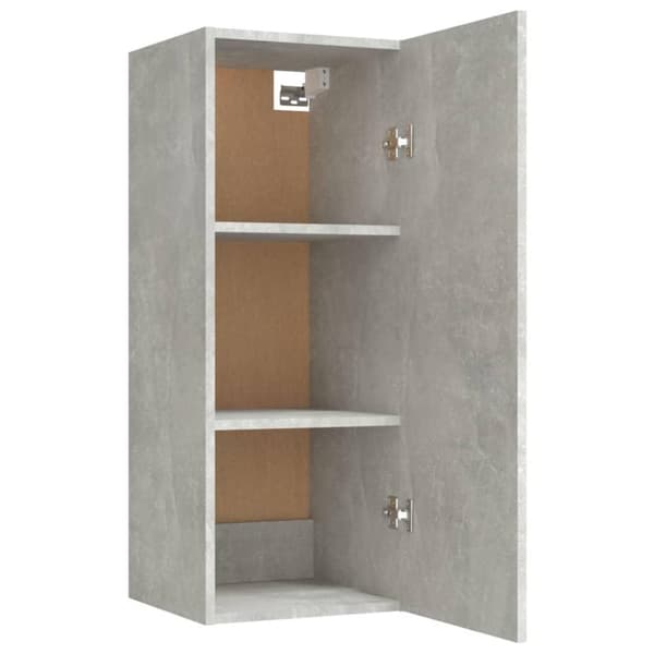 vidaXL vægskab 34,5x34x90 cm konstrueret træ betongrå