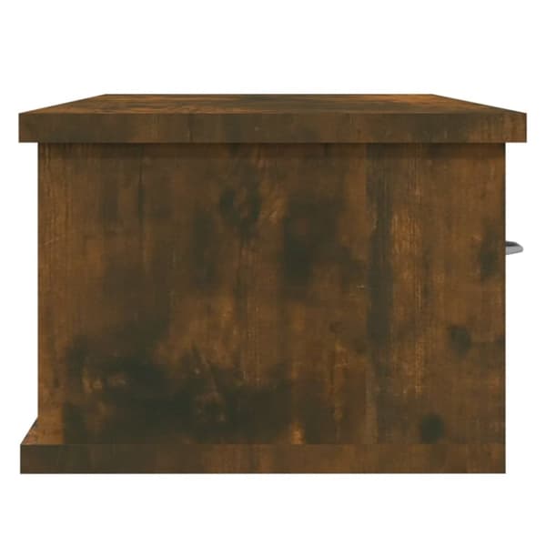 vidaXL vægskab 88x26x18,5 cm konstrueret træ røget egetræsfarve