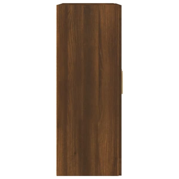 vidaXL vægskab 69,5x32,5x90 cm konstrueret brun egetræsfarve