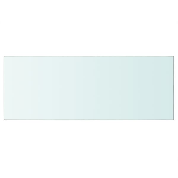 vidaXL Hyllplan glas genomskinlig 60x25 cm