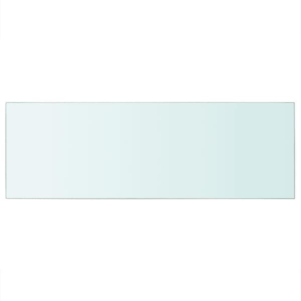 vidaXL Hyllplan glas genomskinlig 70x25 cm