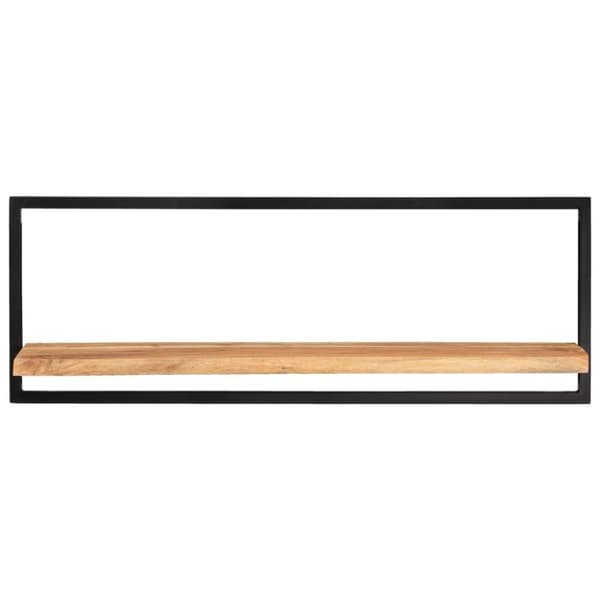 vidaXL Vegghyller 2 stk 100x24x35 cm heltre akasie og stål