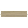 Miniatyrbilde 4 av 9: vidaXL Vegghyller 2 stk sonoma eik 80x11,5x18 cm konstruert tre