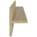 Miniatyrbilde 5 av 9: vidaXL Vegghyller 2 stk sonoma eik 80x11,5x18 cm konstruert tre