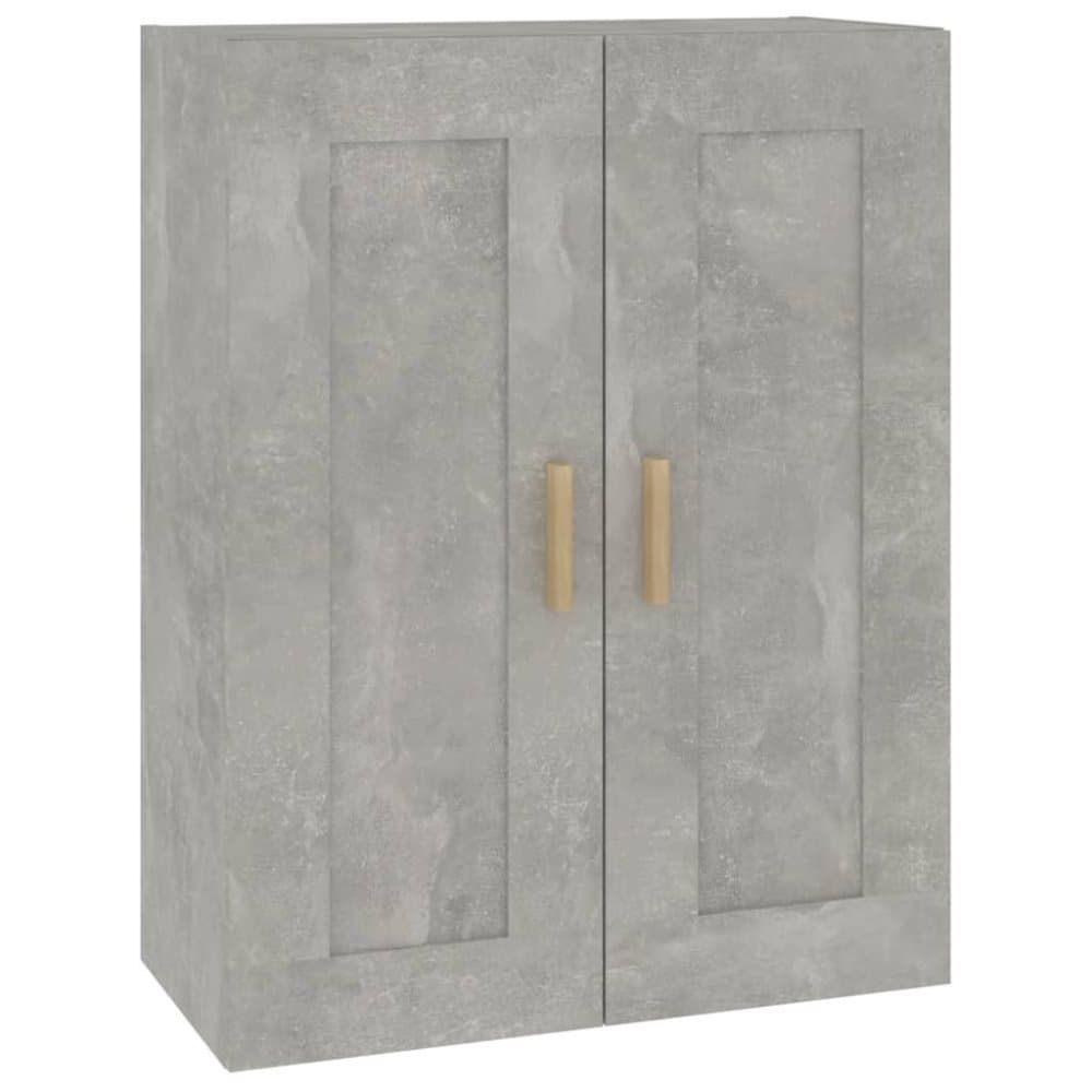 vidaXL Väggskåp betonggrå 69,5x32,5x90 cm konstruerat trä